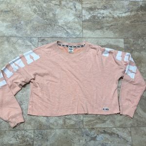 Victoria’s Secret Pink cropped sweatshirt